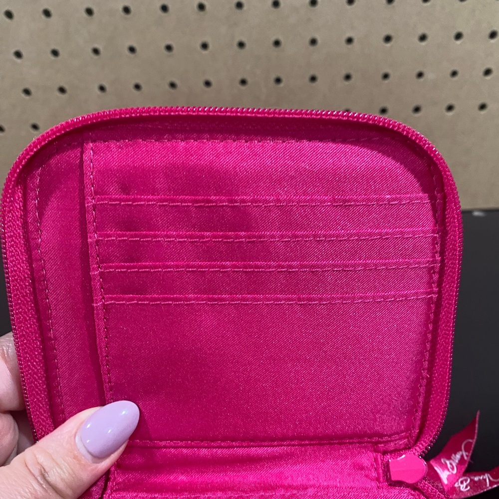 Vera Bradley Petite Zip Wallet Fuchsia 18228-478 - Picture 7 of 10